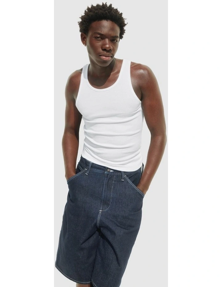 90s Loose Denim Shorts image 1