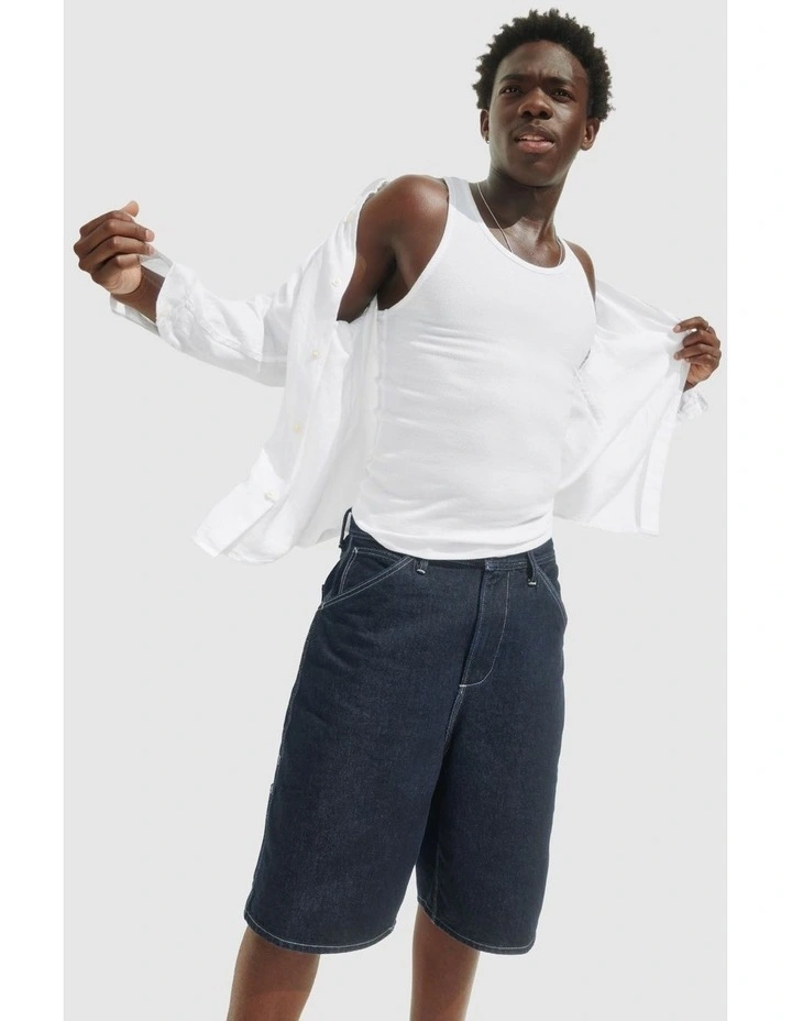 90s Loose Denim Shorts image 4