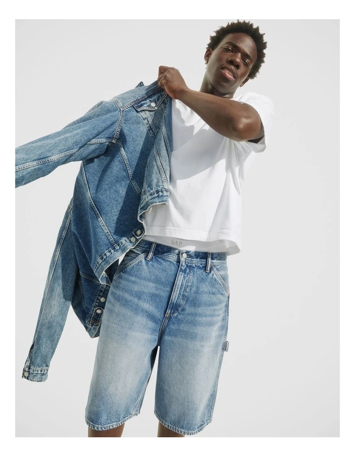 '90s Loose Denim Shorts image 3