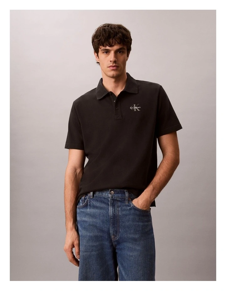 Short Sleeve Easy Monologo Polo image 1
