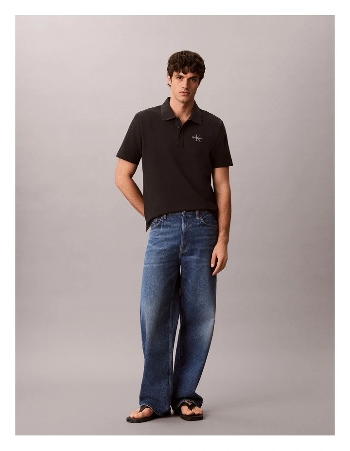 Short Sleeve Easy Monologo Polo image 5