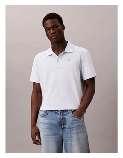 Short Sleeve Easy Monologo Polo