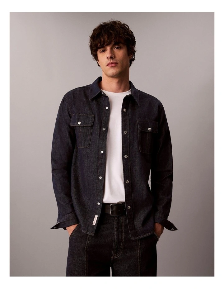 Forever Raw Western Denim Shirt image 1