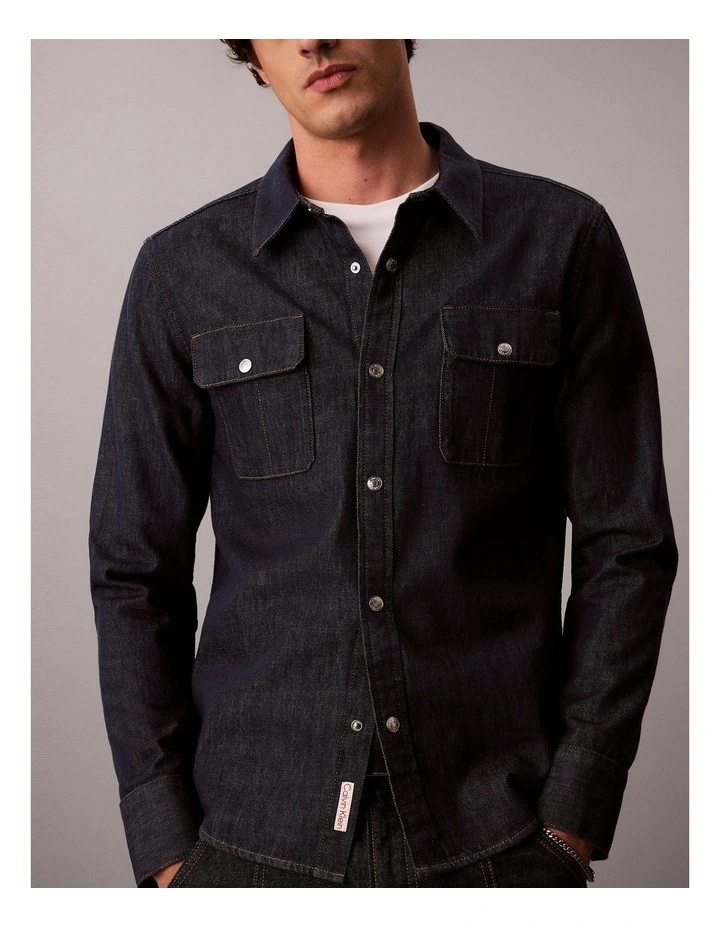 Forever Raw Western Denim Shirt image 3