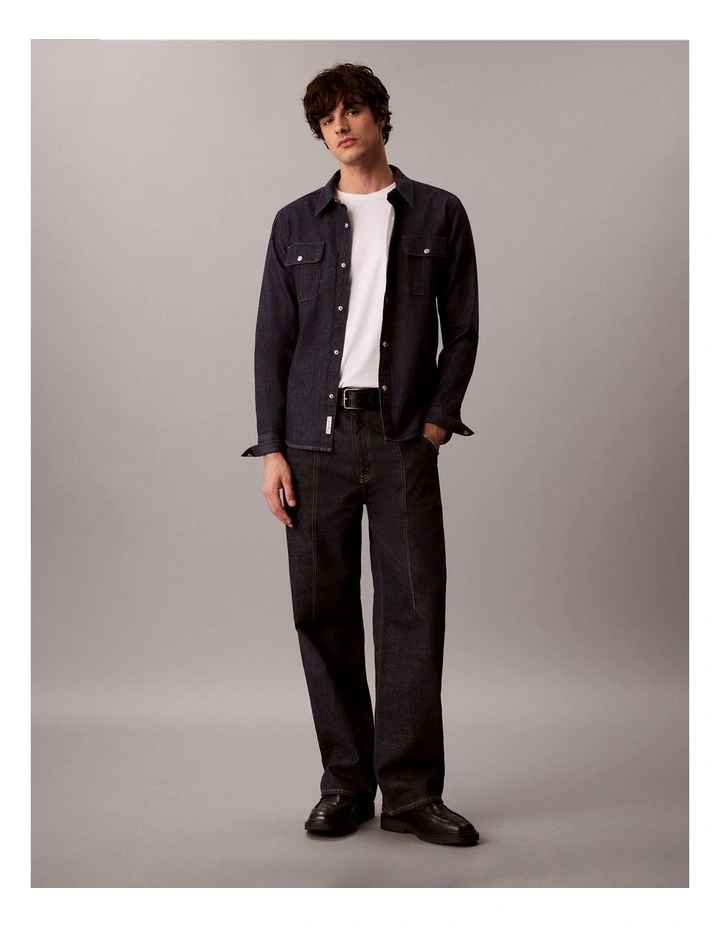 Forever Raw Western Denim Shirt image 5