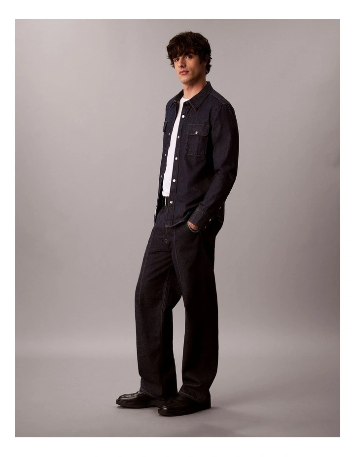 Forever Raw Western Denim Shirt image 6