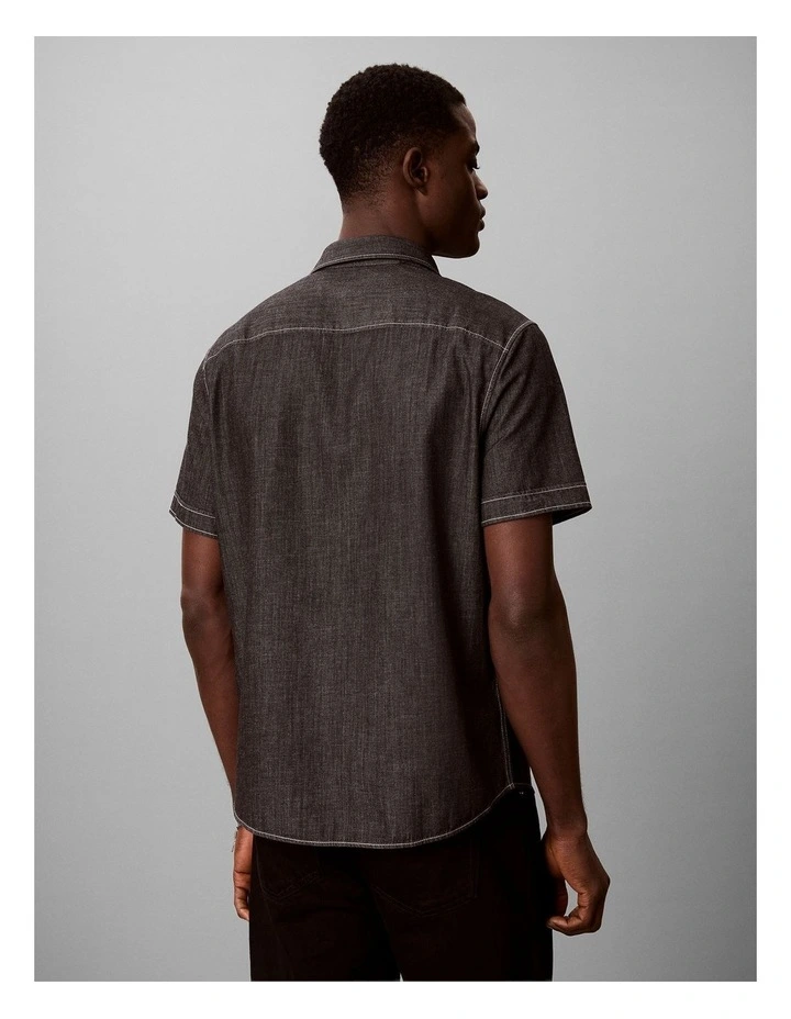 Chambray Classic Button-Down Shirt image 2