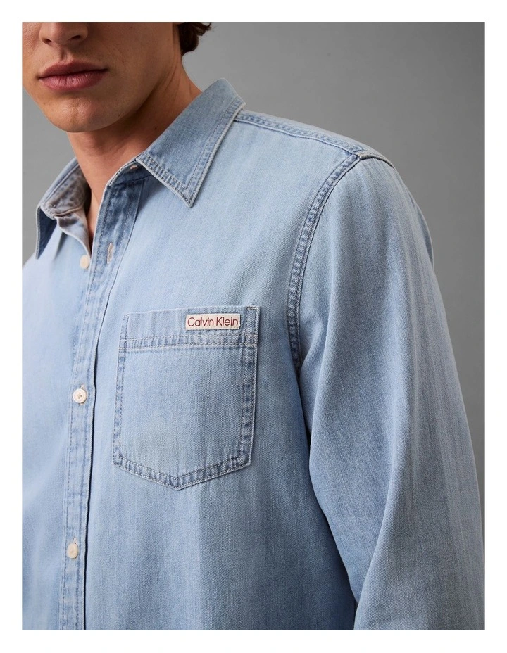 Classic Denim Shirt in Stevie Blue image 3