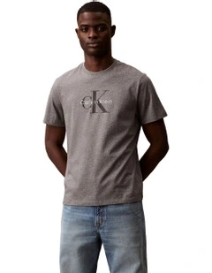 Short Sleeve Hero Monologo Tee in Grey