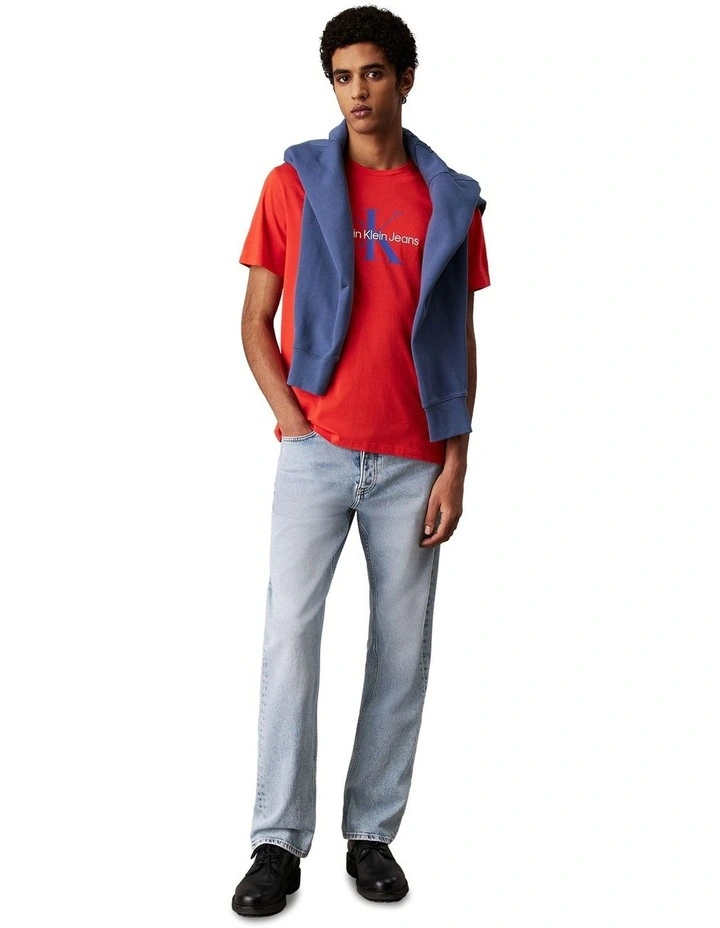 Short Sleeve Hero Monologo Tee in Red image 4