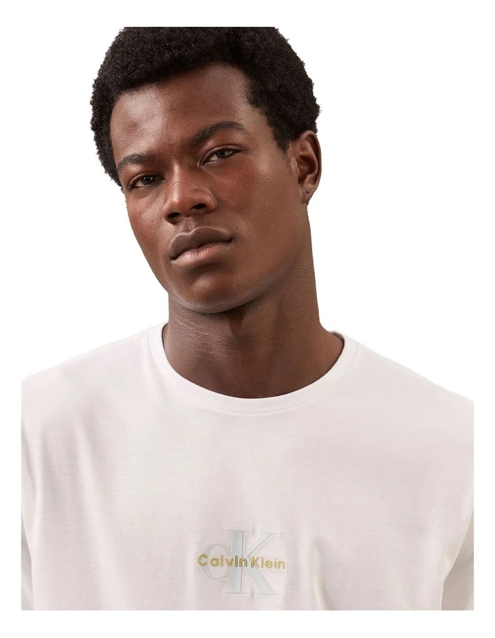 30S Monologo Graphic Short Sleeve Crewneck Tee in White image 3