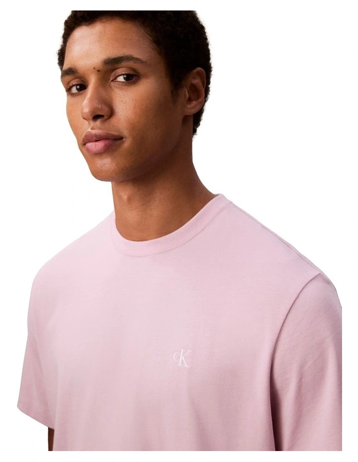 Short sleeves Monogram Easy Tee 20S in Pink image 4