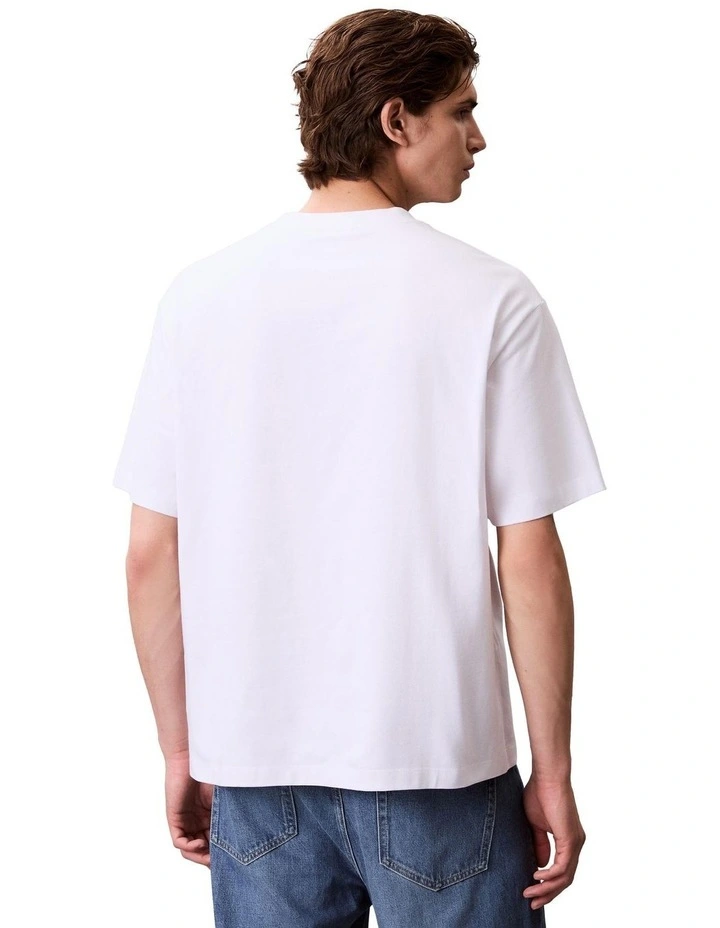 Short Sleeve 16S Relaxed Fit Graphic Tee in White image 2