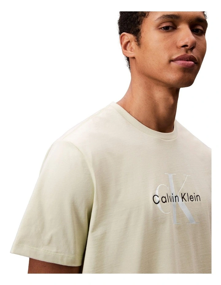 Short sleeves Hero Monologo Tee 20S in Green image 3