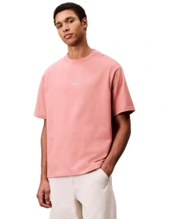 Short sleeves Relaxed Fit Graphic Tee 16S in Red