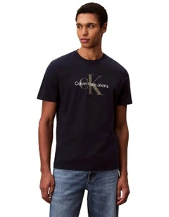 Short Sleeve Hero Monologo Tee in Blue