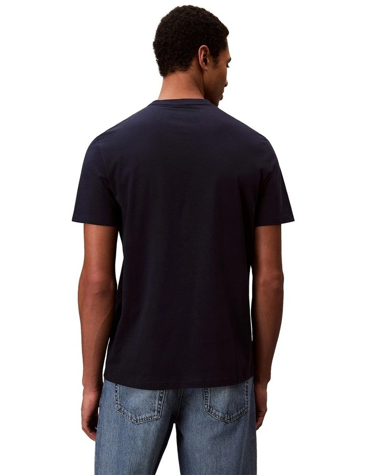 Short Sleeve Hero Monologo Tee in Blue image 2