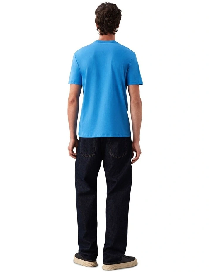 Short Sleeve Graphic Tee in Blue image 2