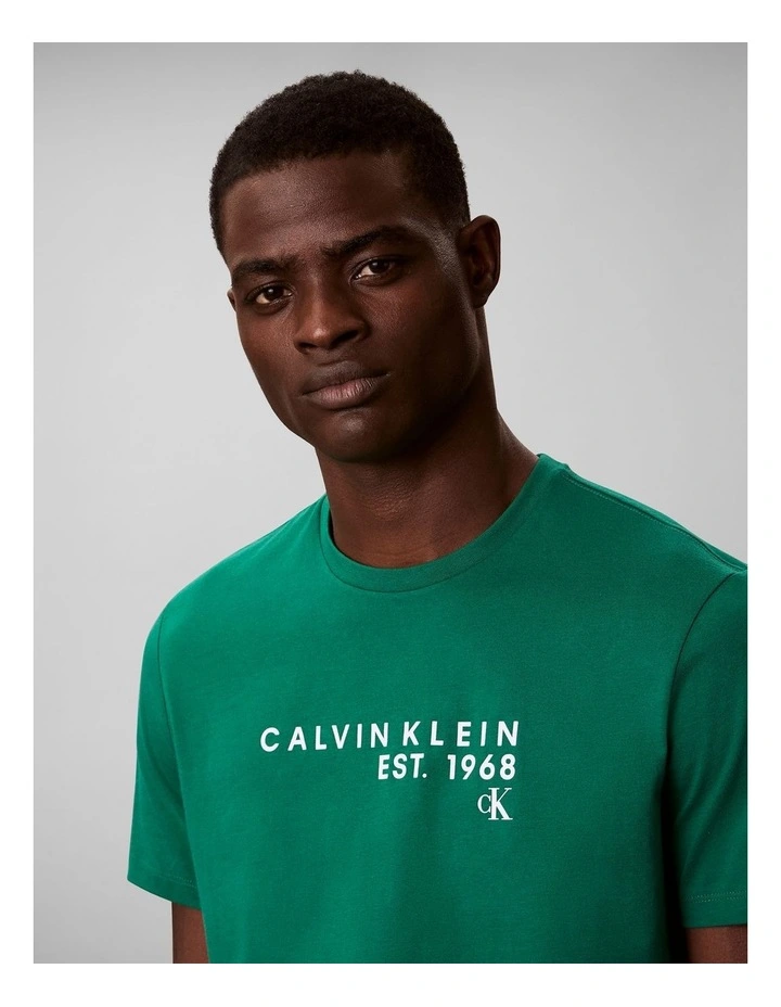 Cotton Logo Graphic Tee image 4