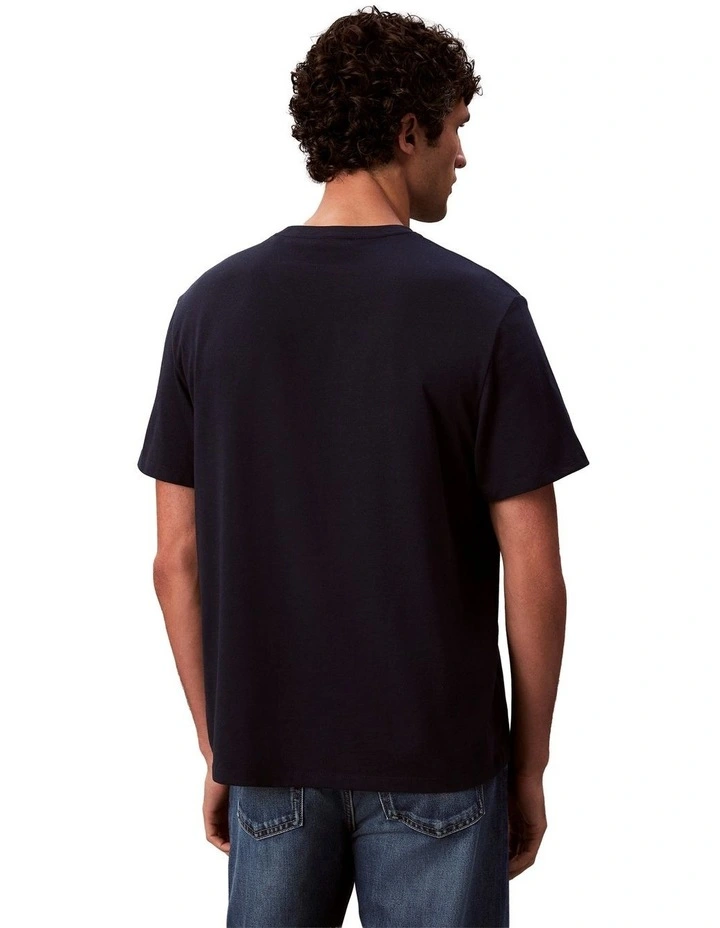 Short sleeves Hero Monologo Tee 20S in Blue image 2