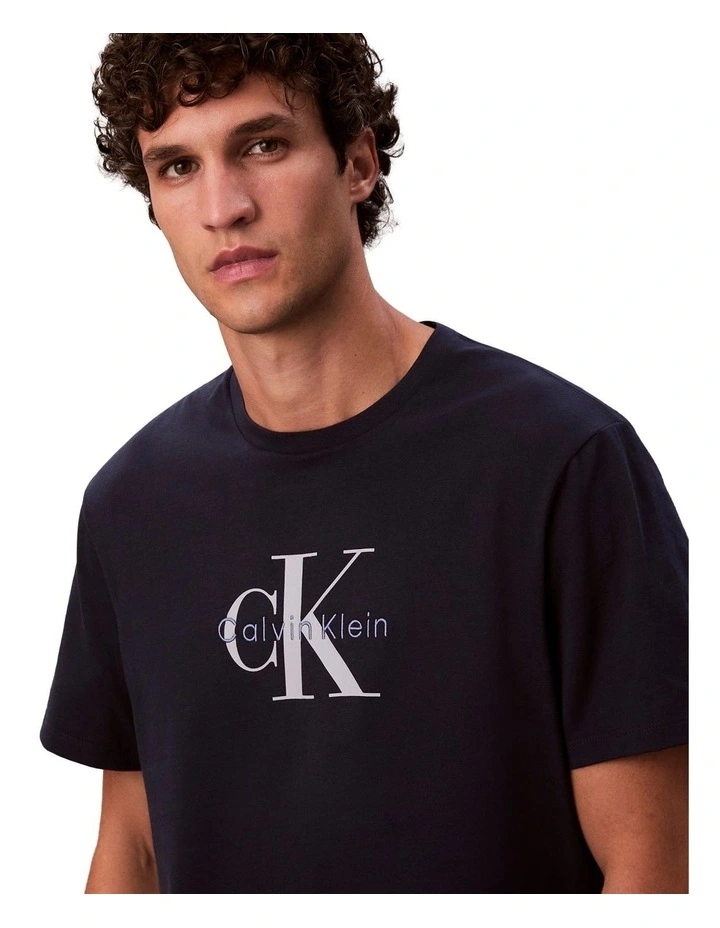Short sleeves Hero Monologo Tee 20S in Blue image 4