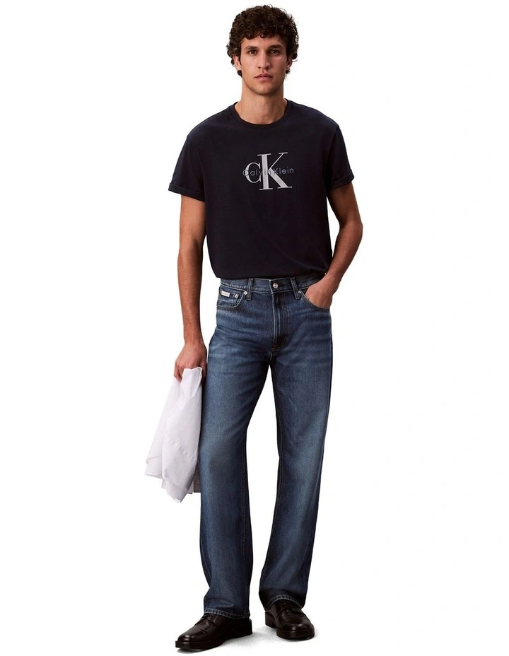 Short sleeves Hero Monologo Tee 20S in Blue image 6