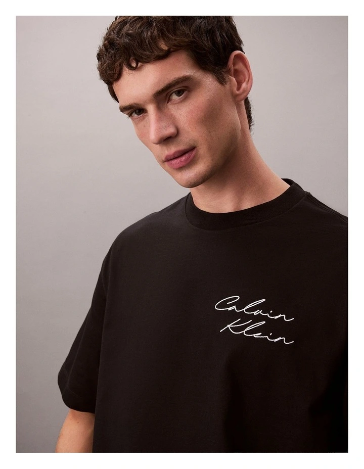Relaxed Script Logo T-Shirt image 3