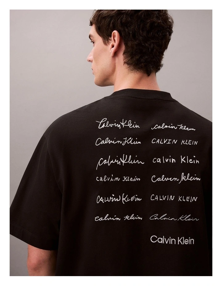 Relaxed Script Logo T-Shirt image 4