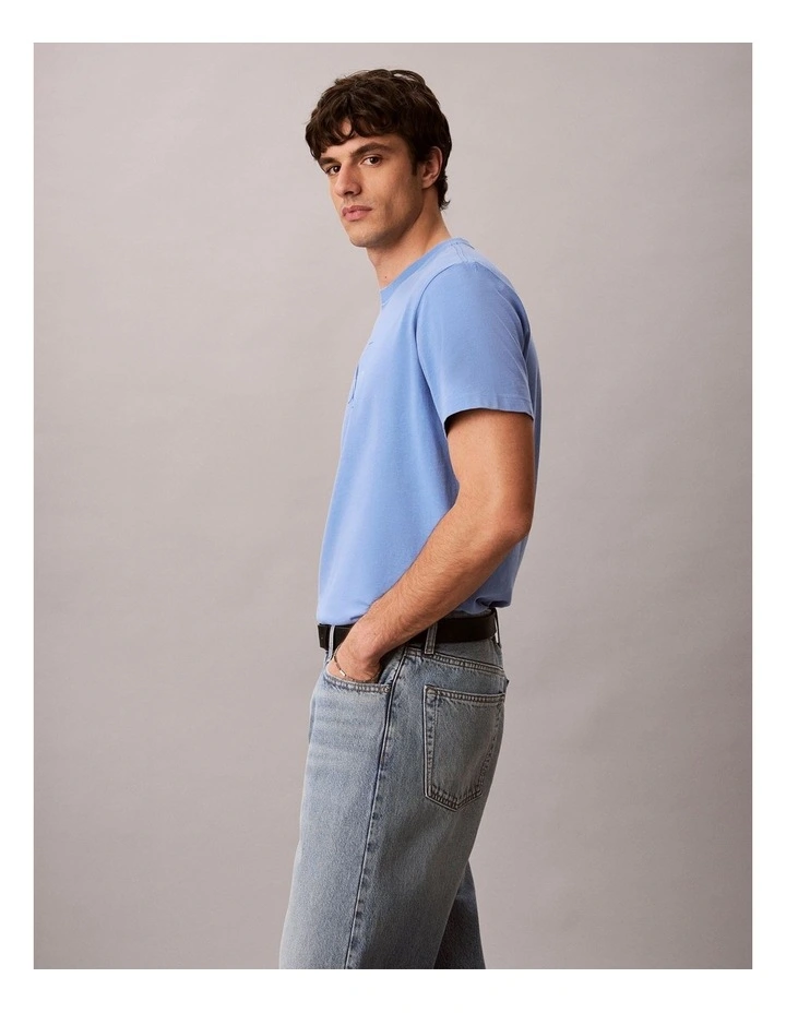Acid Wash Monologo Graphic Relaxed TShirt image 3