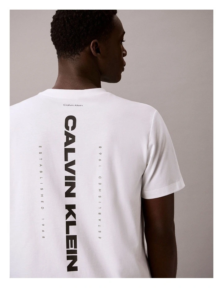 Washed Compact Logo Graphic Classic TShirt in Black image 2