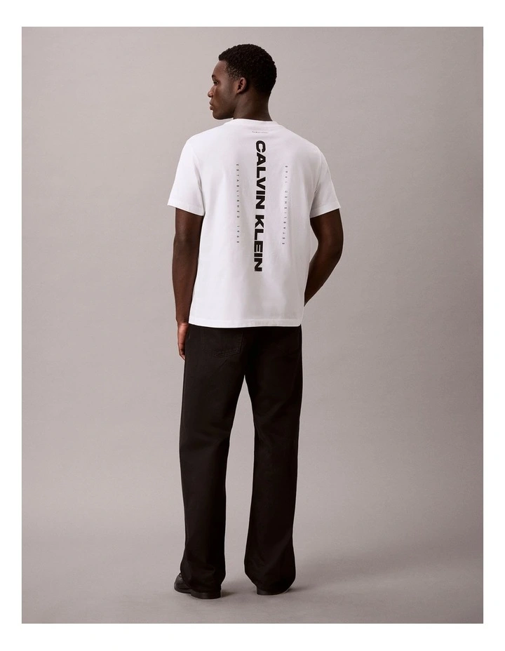 Washed Compact Logo Graphic Classic TShirt in Black image 4