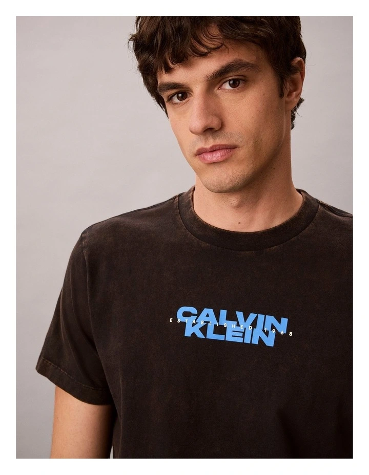 Washed Compact Logo Graphic Classic TShirt image 4