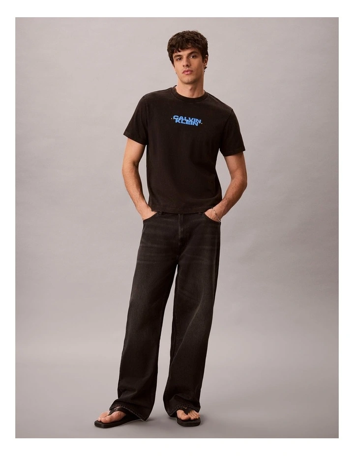 Washed Compact Logo Graphic Classic TShirt image 5