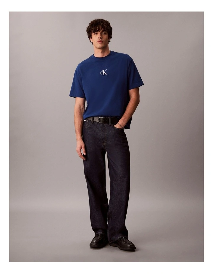 Short Sleeve Oversized Overlay Back Graphic T-shirt image 3
