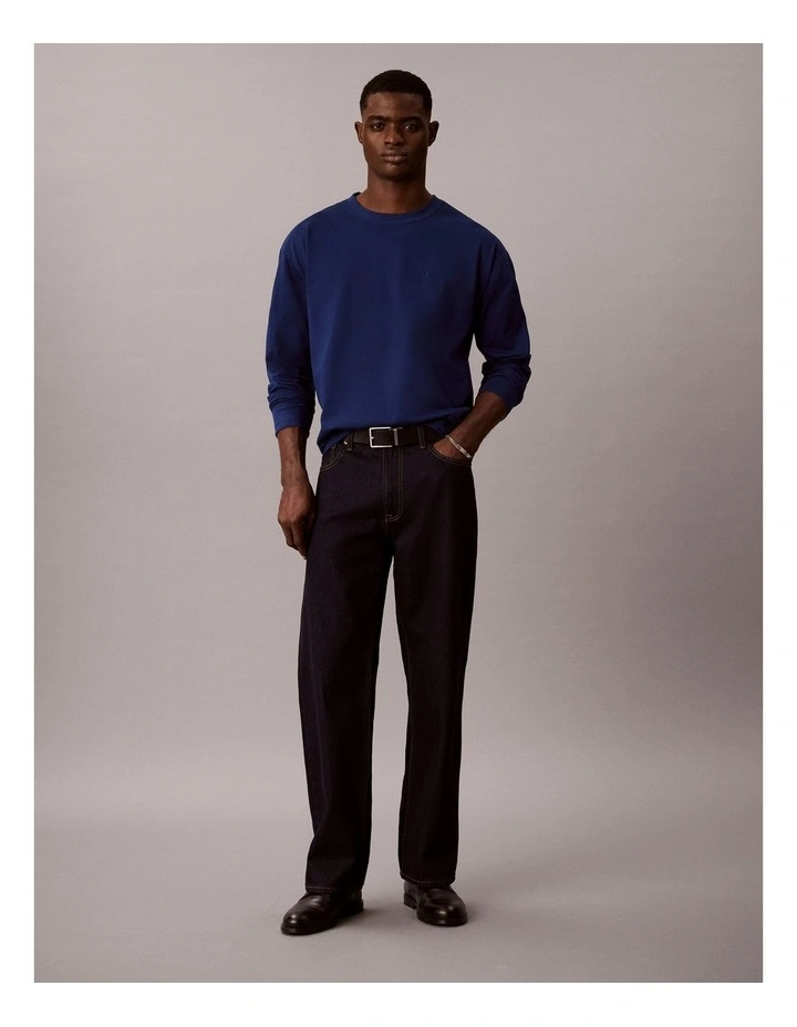 Long Sleeve Oversized Monologo T-shirt image 3