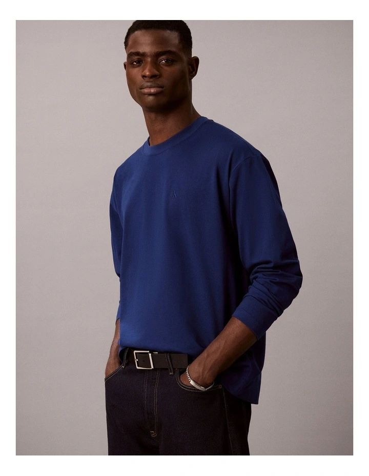 Long Sleeve Oversized Monologo T-shirt image 5