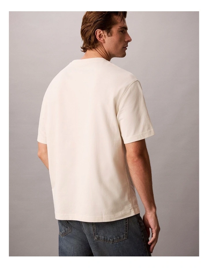 Short Sleeve Relaxed Denim Washed Monologo Graphic T-shirt image 2