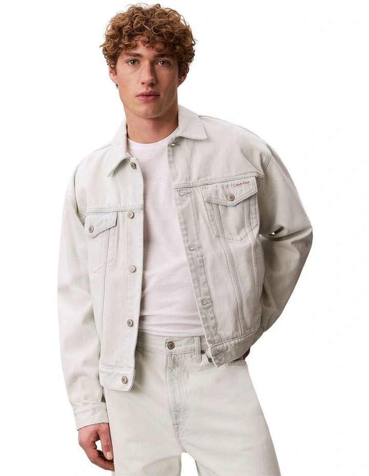 205 Trucker Jacket in 90'S Bleachout image 1