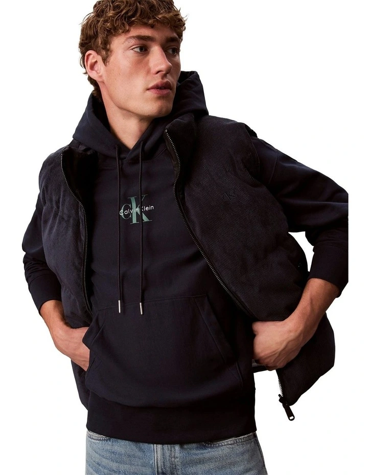 Premium Terry Micro Monologo Hoodie image 3