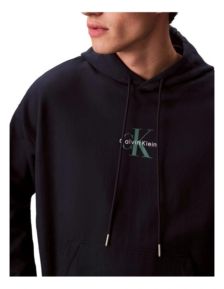 Premium Terry Micro Monologo Hoodie image 4
