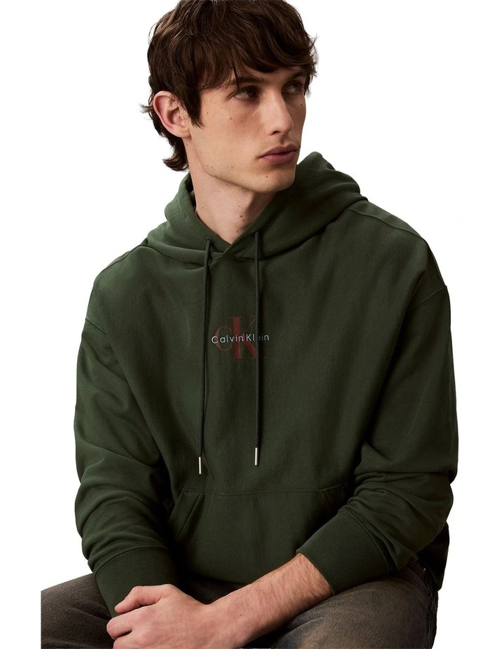 Premium Terry Micro Monologo Hoodie image 4