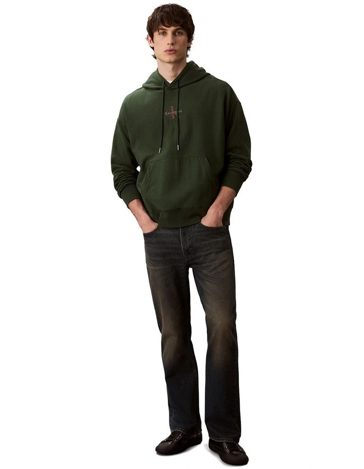 Premium Terry Micro Monologo Hoodie image 5