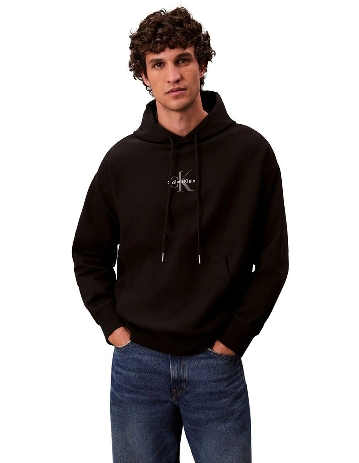 Premium Terry Micro Monologo Hoodie image 1