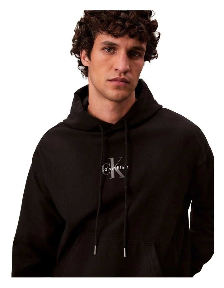 Premium Terry Micro Monologo Hoodie image 3