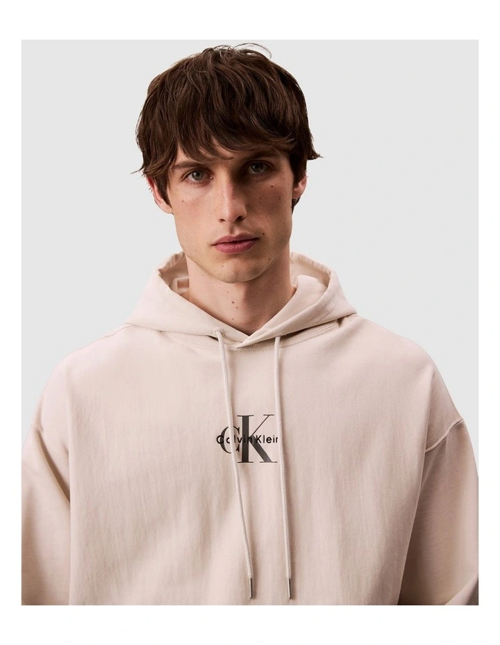 Premium Terry Micro Monologo Hoodie image 4