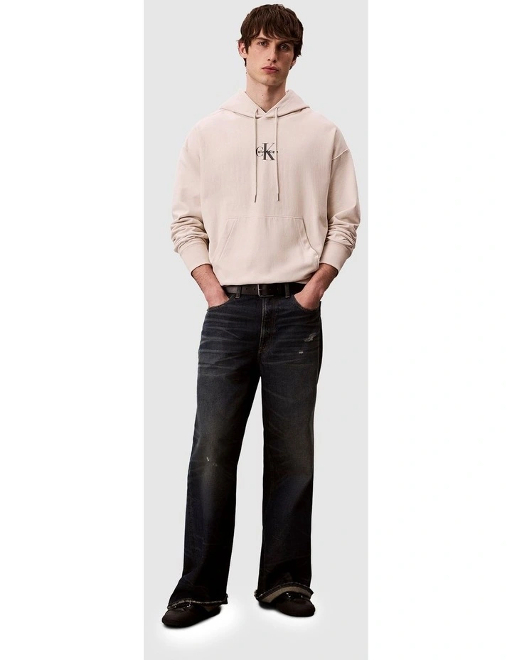 Premium Terry Micro Monologo Hoodie image 5