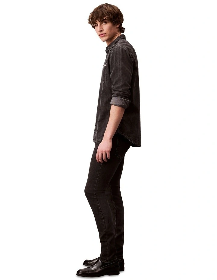 Skinny Jean in black image 4