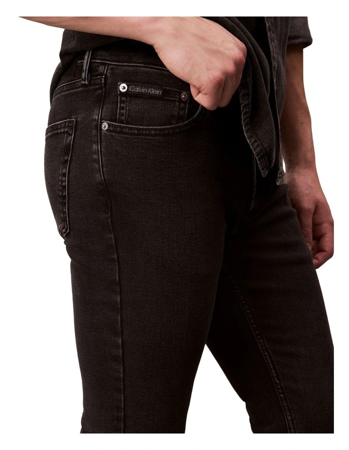 Skinny Jean in black image 5