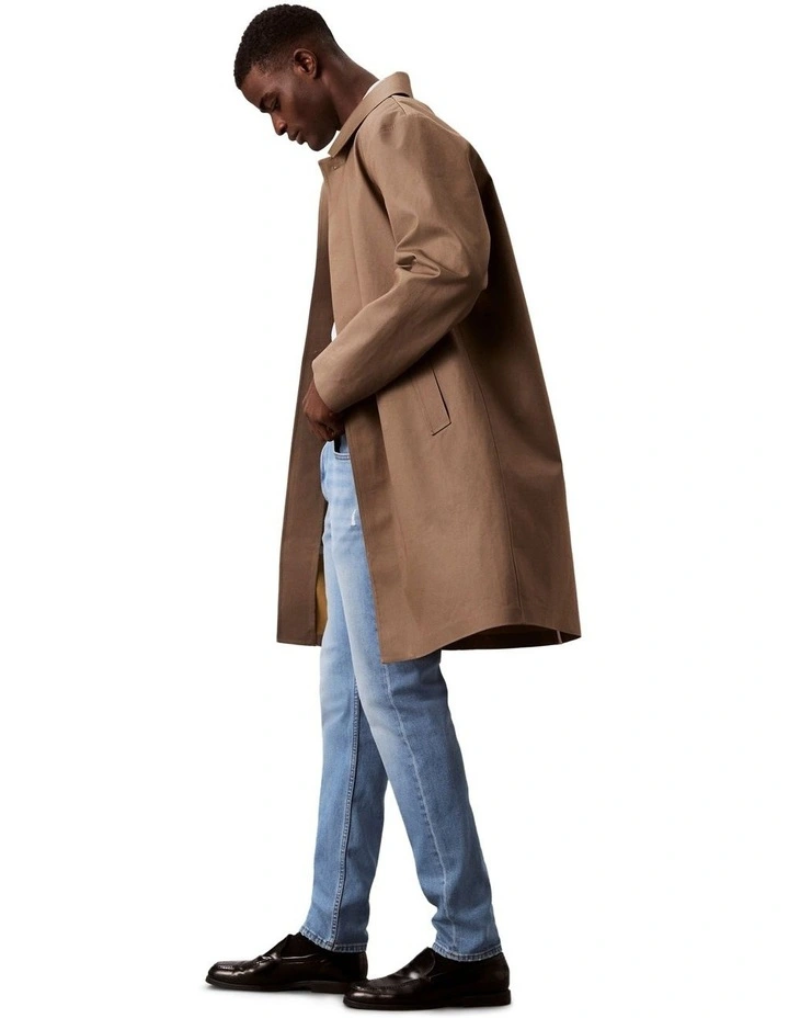 Slim Fit Taper Arrow Jeans in Stone image 5