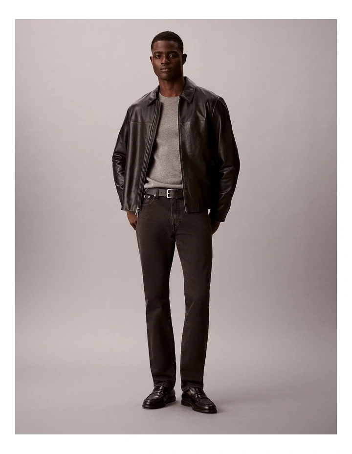Slim Essential Jeans in Black image 3